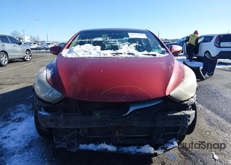 2011 Hyundai Elantra Gls (Ulsan Plant) z USA, uszkodzony, nr VIN KMHDH4AE6BU111803